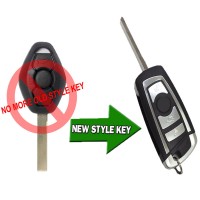 BMW REMOTE FLIP KEY 2 TRACK CAS (CHIP 46)