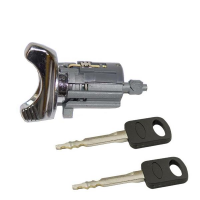 ASP C-42-150 FORD 10-CUT IGNITION LOCK LARGE EARS CHROME - CODED