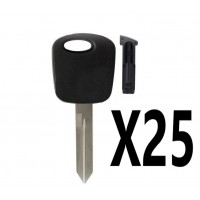 (25 PACK) H72 H74 H86 KEY SHELL WITH CHIP HOLDER