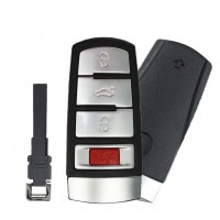 REPLACEMENT 2006-2015 VOLKSWAGEN 4 BUTTON SMART KEY 