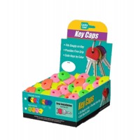 LUCKY LINE STANDARD KEY CAPS ASSORTED NEON - 200 PCS - DISPLAY BOX
