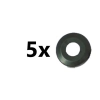 (5 PACK) ASP P-44-202 CHRYSLER SMALL DECK FACE CAP - BLACK