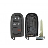REPLACEMENT 2014-2021 JEEP CHEROKEE 5B SMART KEY SHELL FOR GQ4-54T