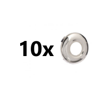 (10 PACK) ASP P-20-265 SUZUKI, GEO, CHEVROLET FACE CAP - CHROME