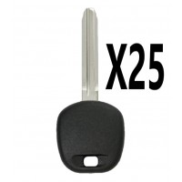 (25 PACK) TOY44D PT TRANSPONDER KEY