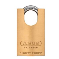 ABUS - 83CS/45-300 - PREMIUM LOADED BRASS PADLOCK W/ SHACKLE GUARD - S2 - SCHLAGE C - 5/6 PIN - REKEYABLE - 1-27/32" WIDTH