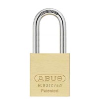 ABUS - 83IC/45HB75 - PREMIUM LOADED BRASS PADLOCK - S2 - SFIC INTERCHANGEABLE CORE - 1-27/32" WIDTH - 3" SHACKLE