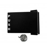 ADIR - NARROW STILE MORTISE REVERSIBLE LOCK PADDLE HANDLE- LEFT HANDED (DURANODIC FINISH) (MADE IN TAIWAN)