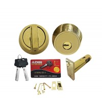 ADIR - HSDB-B HIGH SECURITY DEADBOLT LOCK - HEAVY DUTY (US3 BRASS) 