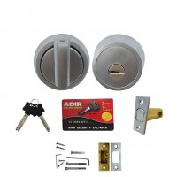 ADIR - HSDB-S HIGH SECURITY DEADBOLT LOCK - HEAVY DUTY (US26D CHROME) 