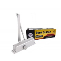 ADIR - DOOR CLOSER- #2 ALUMINUM- ADJUSTABLE 2 VALVE MECHANISM- UL LISTED - 25-40KG/55-88LB (MADE IN KOREA)