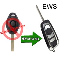 BMW REMOTE FLIP KEY EWS 2 TRACK (CHIP 44)