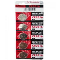 MAXELL CR2016 BATTERY 5-PACK