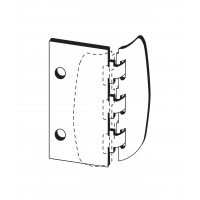 ENTRY ARMOR - PRIVACY FLIP LOCK (BRASS)