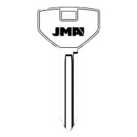 (10 PACK) CHRYSLER / DODGE / JEEP Y155 / P1793 MECHANICAL KEY - JMA CHR-10E
