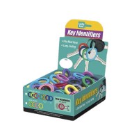 LUCKY LINE MEDIUM KEY IDENTIFIER ASSORTED - 200 PCS - DISPLAY BOX