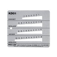 PRO-LOK - KEY DECODER FOR KW1, SC1, WK1, & WE3