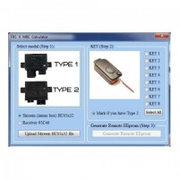 MBE - FBS X REMOTE GENERATOR SOFTWARE CALCULATOR FOR MERCEDES MB 1-BUTTON IR TYPE REMOTES