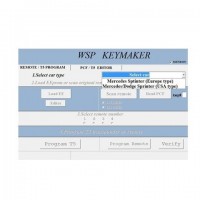 MBE - WSP SOFTWARE UPDATE (SPRINTER W901-W902-W903-W904-W905) FOR KR55 KEYMAKER (INCLUDES 2 REMOTES)