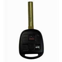  REPLACEMENT REMOTE KEY FOR SELECT LEXUS 3B (4D68 CHIP) PN 89070-48821 / 89070-48820