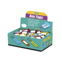 LUCKY LINE ID KEY TAG WITH RING ASSORTED - 200 PCS - DISPLAY BOX