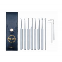 PRO-LOK - 11 PIECE PICK SET WITH CASE 