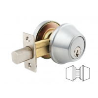 ARROW DBX62 DOUBLE CYLINDER DEADBOLT (STAINLESS STEEL)
