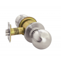 ARROW RK01 PASSAGE CYLINDRICAL KNOB LOCK (STAINLESS STEEL)