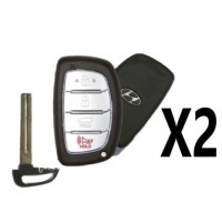 (2 PACK) 2015-2017 HYUNDAI SONATA SMART KEY 4B PN 95440-C1000NNA / 95440-C1001