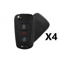 (4 PACK) 2010-2013 KIA SOUL REMOTE FLIP KEY 3B GEN-1 (AM F/L) PN 95430-2K340