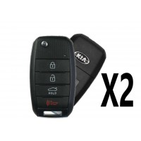 (2 PACK) 2016-2019 KIA OPTIMA REMOTE FLIP KEY 4B TRUNK (JF 4BT) PN 95430-D4010