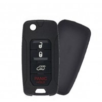 2015-2019 JEEP RENEGADE / FIAT 500X FLIP KEY W/ 48 AES CHIP (ONLY ELECTRONIC COMPONENT IS OEM)