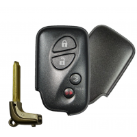 2009-2012 LEXUS ES GS IS LS CT SMART KEY 4B TRUNK (E BOARD) W/ EMERGENCY BLADE PN 89904-50380