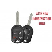 OEM 2000-2017 FORD 4 BUTTON REMOTE HEAD KEY W/ EXTRA STRENGTH SHELL