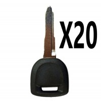 (20 PACK) MZ34 CAN TRANSPONDER KEY 4D63 80 BIT FOR MAZDA