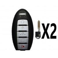 (2 PACK) 2016-2018 NISSAN ALTIMA MAXIMA SMART PROX KEY 5B TRUNK / REMOTE START IC 204 PN 285E3-4RA0B