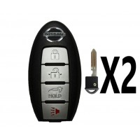 (2 PACK) 2014-2018 NISSAN ROGUE SMART PROX KEY 4B HATCH PN 285E3-4CB6C