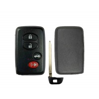 REPLACEMENT 4 BUTTON REMOTE SHELL FOR TOYOTA SMART KEY HYQ14AAB