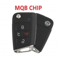 2015-2018 VOLKSWAGEN GOLF, GTI 4 BUTTON FLIP KEY W/ COMFORT ACCESS  - PN 5G0 959 752 BE (MQB )
