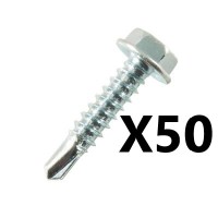 (50 PIECES) 7/16" HEAD 