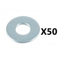 (50 PIECES) 5 / 16 FLAT WASHERS