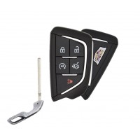 2020-2021 CADILLAC CT4 / CT5 5 BUTTON SMART KEY - TRUNK , REMOTE START - PN 13541988 / 13536990  / 13538860