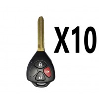 (10 PACK) XHORSE TOYOTA STYLE - 3B UNIVERSAL REMOTE FOR VVDI KEY TOOL (WIRED)