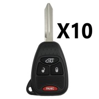 (10 PACK) CHRYSLER DODGE JEEP REMOTE HEAD KEY SPECIAL PRICE