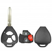 DURASHELL TOYOTA 3 BUTTON REMOTE KEY SHELL 