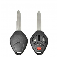 DURASHELL MITSUBISHI 4 BUTTON REMOTE HEAD KEY SHELL