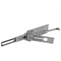 ORIGINAL LISHI HU66 VAG SINGLE LIFTER AUDI VOLKSWAGEN 2-IN-1 PICK - IGNITION / DOOR / TRUNK - ANTI GLARE