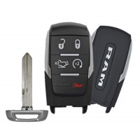 2019-2021 DODGE RAM 5 BUTTON SMART KEY - POWER TAILGATE, REMOTE START PN 68374994AB