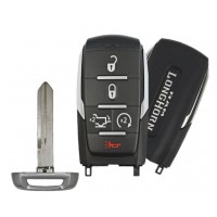 2019 DODGE RAM 5 BUTTON SMART KEY - POWER TAILGATE, REMOTE START PN 68442911AB / 68291693AE