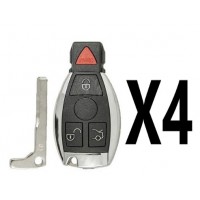 (4 PACK) MERCEDES-BENZ FOBIK KEY 4B SPECIAL PRICE